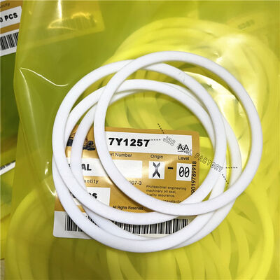 7Y1257 7Y-1257 리프트 티프트 스티어링 유압 실린더 로더 씰 키트 PTFE 흰색 백업 씰