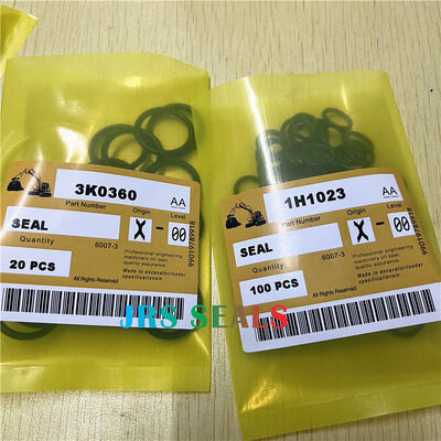 5H6734 6V6228 6V5266 3K0360 1H1023 유압 실린더 로더 리프트 Tift 스티어링 키트용 NBR 검정색 Oring